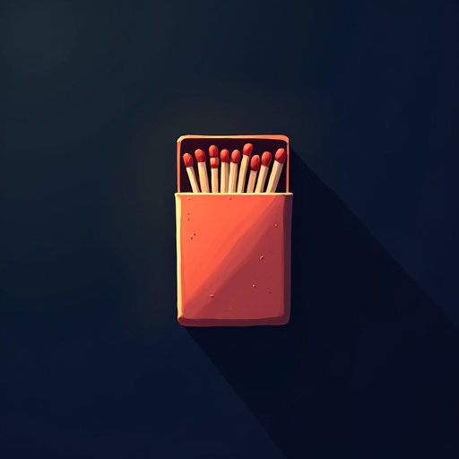 A box of matches.